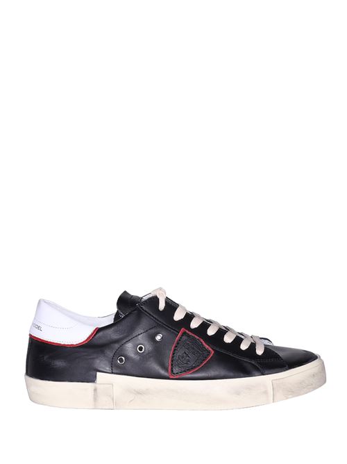 Sneakers Prsx Veau - Noir Rouge PHILIPPE MODEL | PRLUV025X